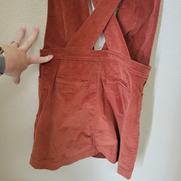 Free People Corduroy orange mini dress size 4 - Picture 10 of 10